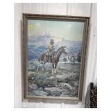 Explorer on Horse by Russel 24x33