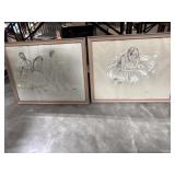 Pair of 24" Ballet Prints