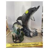 Pair of Dolphin Figurines