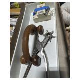 Leather Punch, Massager, Light Remote