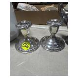 Sterling Candle Holders