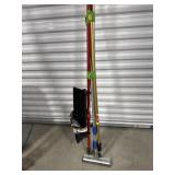 Shop Broom, Squeegie & Extension Handles