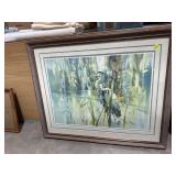 Heron Picture "Keeper of the Pond" 37x31