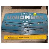 4 Union Bay "Sold Here" Signs (Metal)
