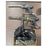 2 Paint Ball Guns w/Air Cylinders