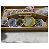 Wooden Carrier w/Screws, Nuts & Bolts