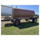 1000 Gal Water Tank on Lundell Gear