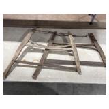 Pair of Wooden Bow Saws