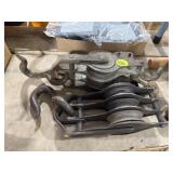 Pair of Metal Pulleys