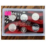 2005 State Quarters Silver Proof Set