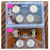 US Presidential $1.00 Coin Proof Set (2)