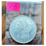 1921 D Morgan Silver Dollar