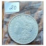 1887 O Morgan Silver Dollar