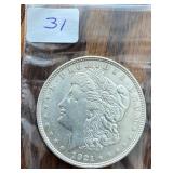 1921 Morgan Silver Dollar