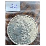1890 S Morgan Silver Dollar