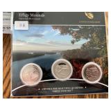 Effigy Mounds 3 Coin Set America the Beautiful