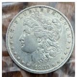 1880 O Morgan Silver Dollar