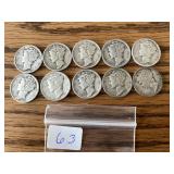 Lot of 10 1940