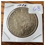 1886 Morgan Silver Dollar