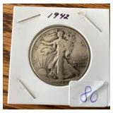 Walking Libery Silver Half Dollar