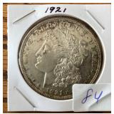 1921 Morgan Silver Dollar