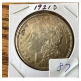 1921 D Morgan Silver Dollar
