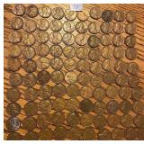 100 Wheat pennies