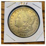 1921 Morgan Silver Dollar