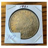 1921 Morgan Silver Dollar