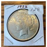 1922 Silver Peace Dollar