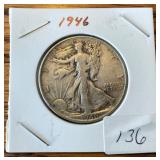 1946 Walking Liberty Half Dollar