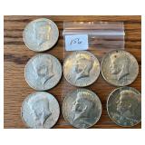 Kennedy Half Dollars 3-1966; 2-1967; 2-1969