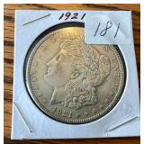 1921 Morgan Silver Dollar
