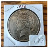 1926 Silver Peace Dollar