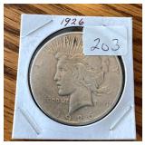 1926 Peace Silver Dollar