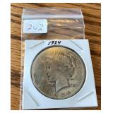 1924 Peace Silver Dollar