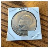 1971 D Eisenhower Dollar