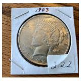 1923 Silver Peace Dollar