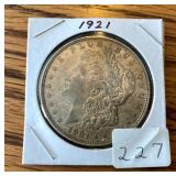 1921 Morgan Silver Dollar