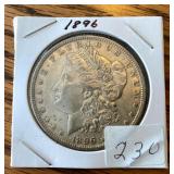 1896 Morgan Silver Dollar