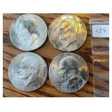 4 Bi-Centennial  Dollars
