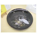 Shibata Japan Peacock Decorative Plate