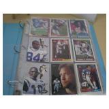 Football Sports Trading Cards, Binder Full