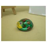 Green Beetle Vintage Friction Toy