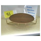 Unique Tray on Metal Stand for Table or Countertop