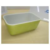 Vintage Pyrex Ovenware #0502, Off-Green Color Pan