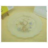 Frosted Satin Glass Plate, WML Glass
