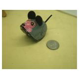 Tin Mouse Friction Toy, Vintage