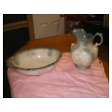 Pitcher & Wash Basin