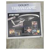 Vintage golden trivia game Star Trek edition.